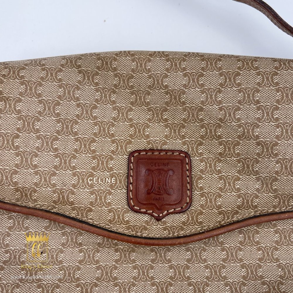 CELINE TRIOMPHE VINTAGE CROSSBODY BAG - Picture 4 of 9